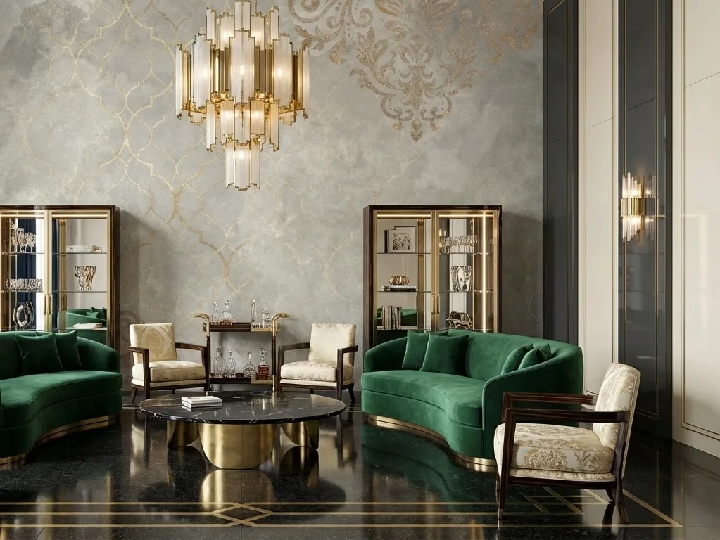 Bright Damask u prostoru