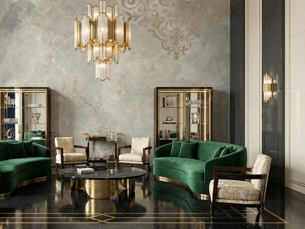 Bright Damask u prostoru