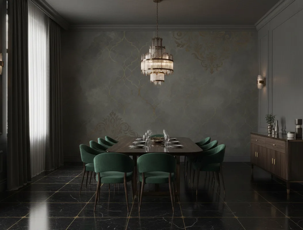 Dark Damask u prostoru