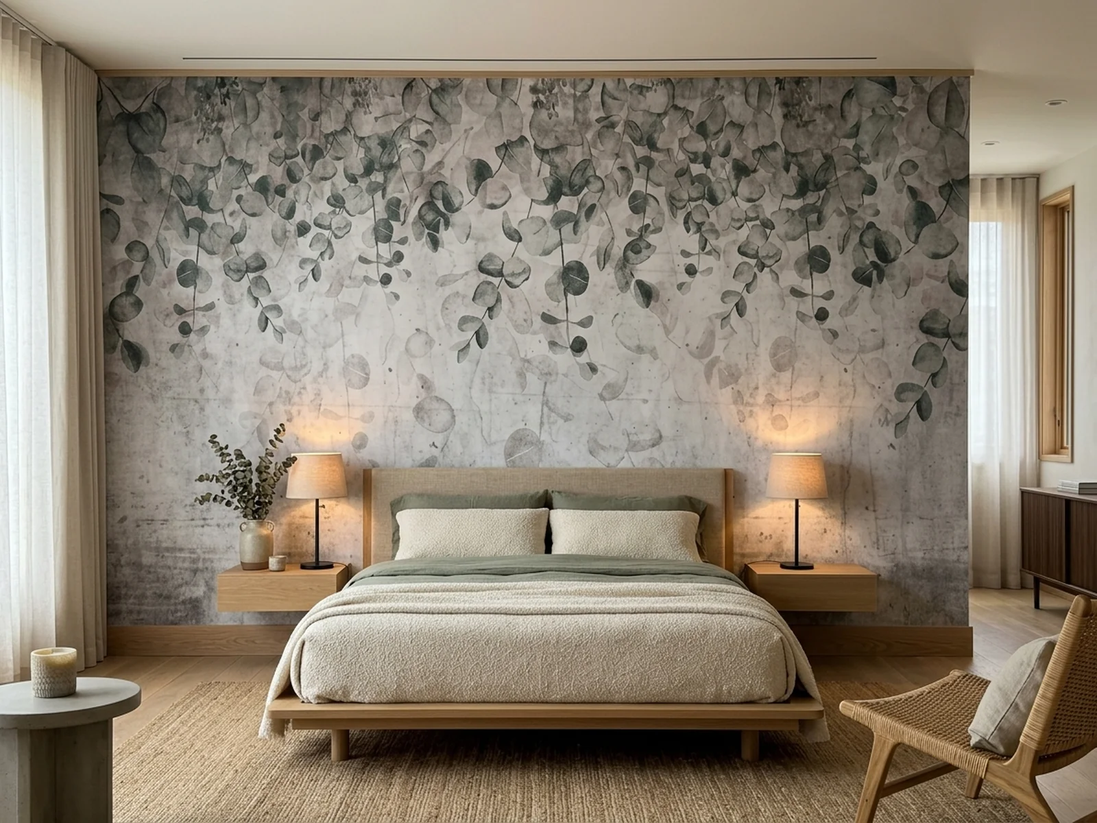 Elegant Leafy Minimalism v prostoru
