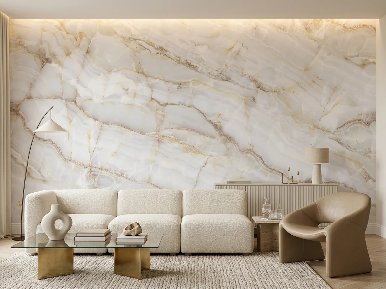 Elegant Marble Texture u prostoru