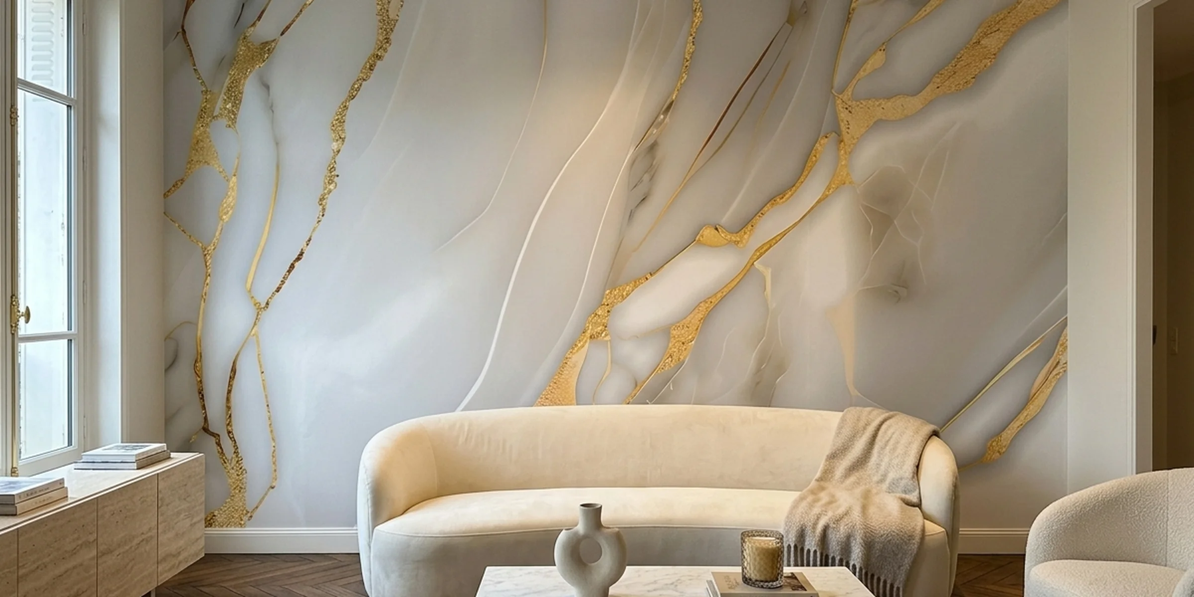 Gilded Marble