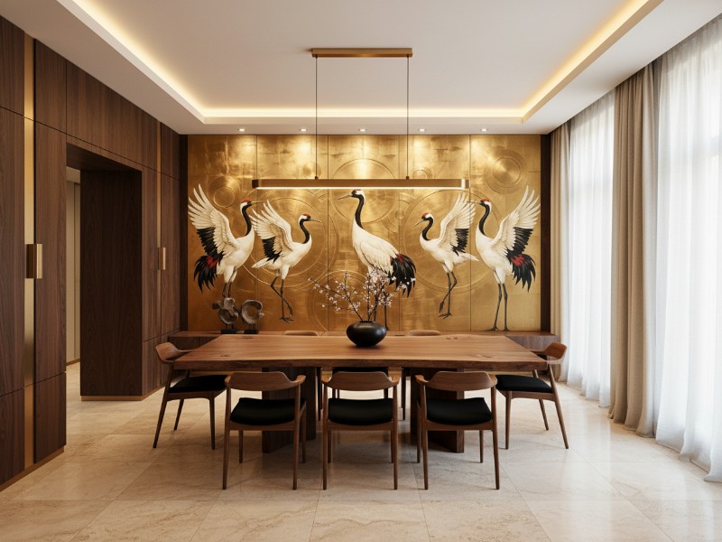 Golden Cranes Dynasty u prostoru