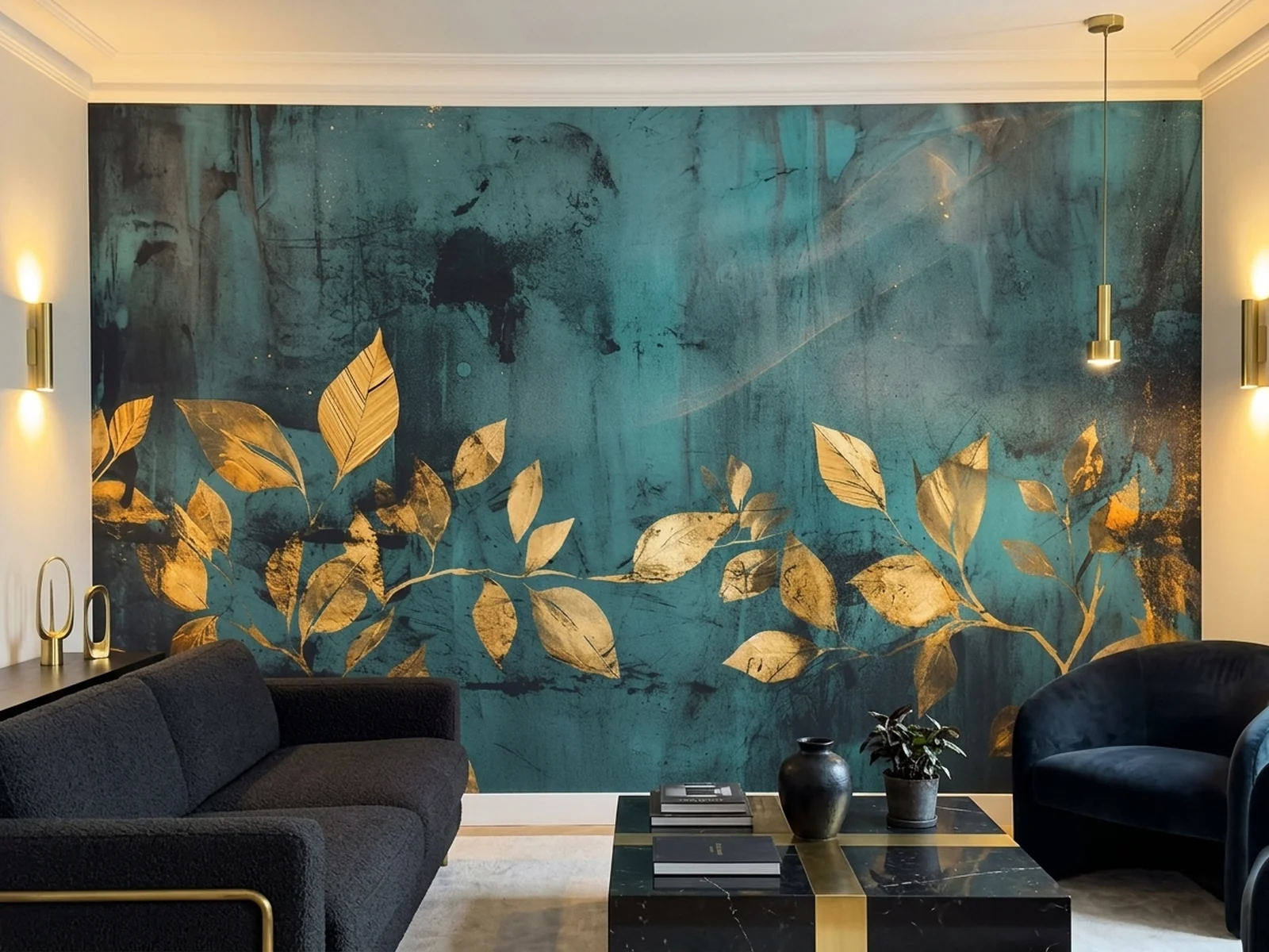 Golden Leaves Elegance v prostoru