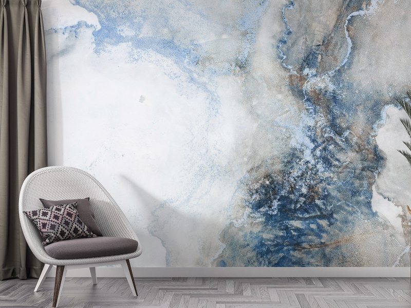 Earthtone Elegance - Plava u prostoru