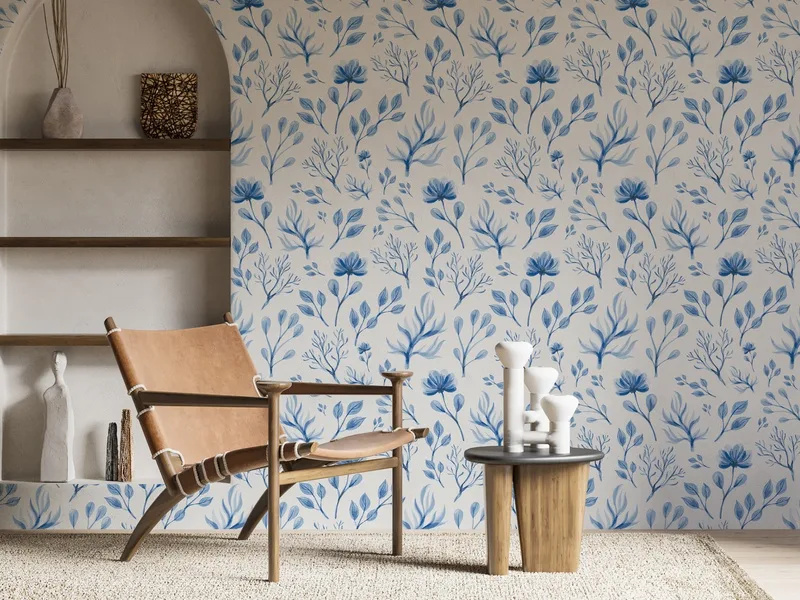 Blue Botanical Beauty u prostoru