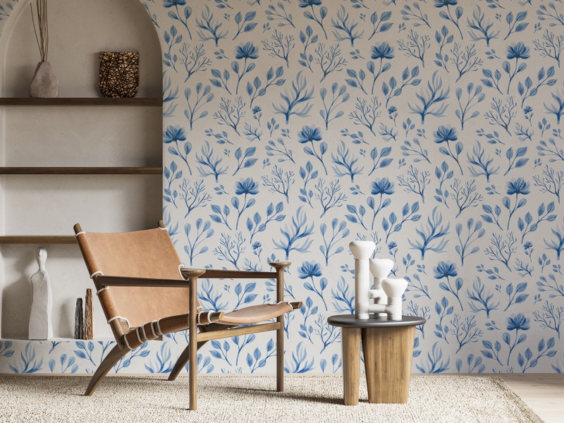 Blue Botanical Beauty u prostoru