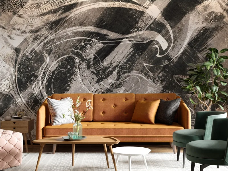 Abstract Monochrome Art u prostoru