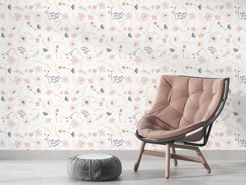 Delicate Floral Elegance u prostoru