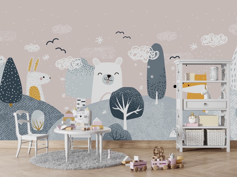Whimsical Animal Friends u prostoru