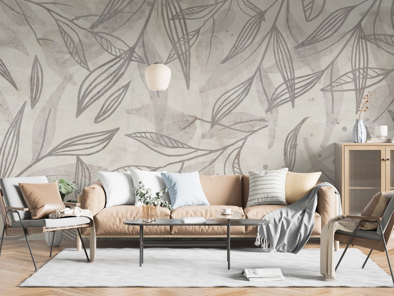 Abstract Leaf Pattern u prostoru