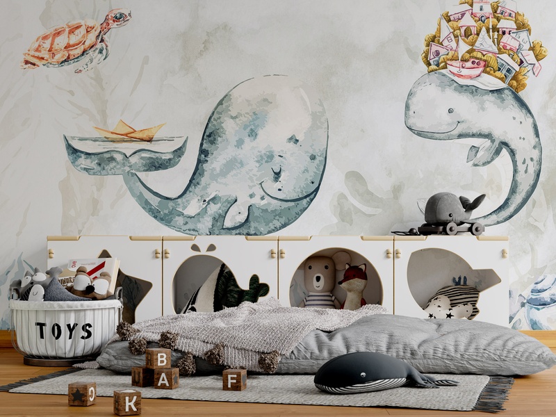Whimsical Ocean Dreams - Bijela u prostoru