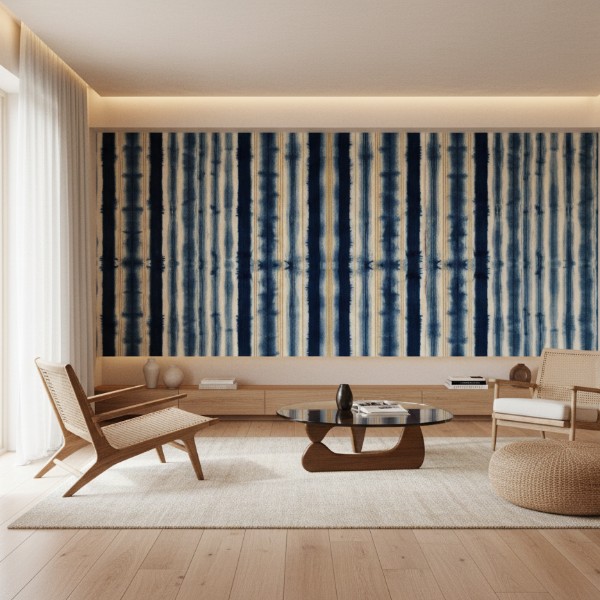 Shibori Indigo Rhythm